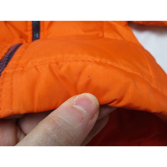 Ralph Lauren Kids Vibrant Orange and Pink Puffer Coat - Picture 10 of 16